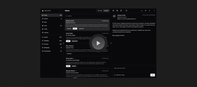 Dark mode interface